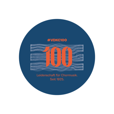 Logo zum 100. Geburtstag des Verbandes Deutscher Konzertchöre